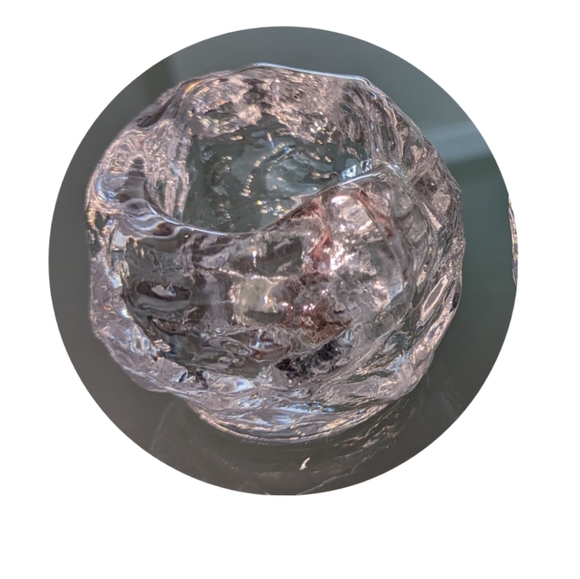 Pair (2) of Snowball Votives. - Picture 3 of 4